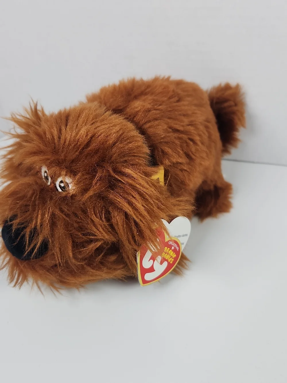 Ty Beanie Babies DUKE The Secret Life of Pets Brown Dog Beanbag plush 8